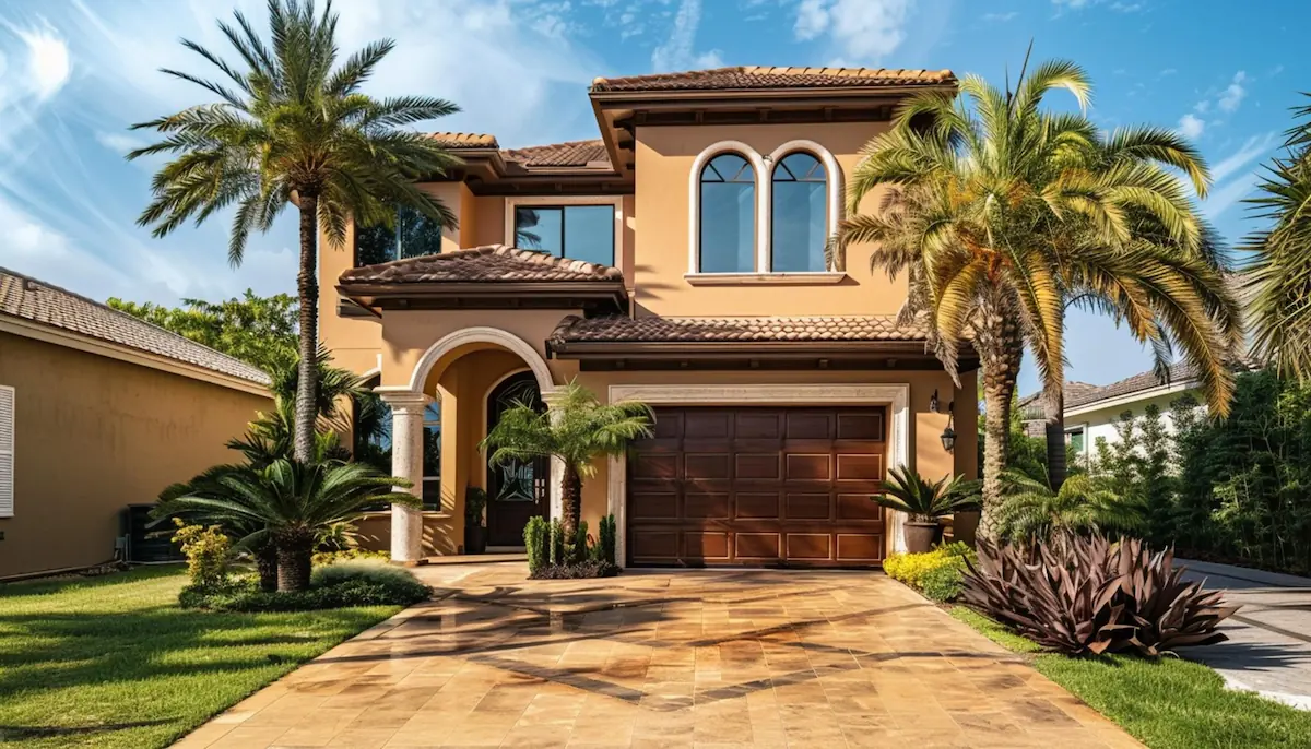 Rumah Klasik Mediterania Mewah dengan Garasi